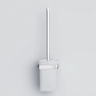 Ершик для унитаза AM.PM Gem A9033400 со стеклянной настенной подставкой, хром