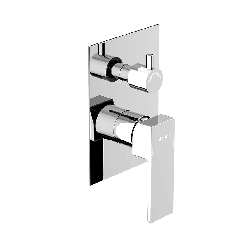 Встраиваемая душевая система Damixa Gala 953520000 хром: тропический верхний душ, ручной душ