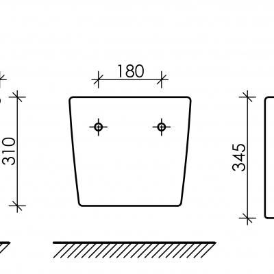 Подвесное биде CERAMICANOVA Metric CN3008