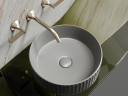 Умывальник CERAMICANOVA Element чаша накладная круглая (цвет Антрацит Матовый) CN6057MH