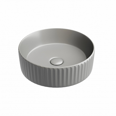 Умывальник CERAMICANOVA Element чаша накладная круглая (цвет Антрацит Матовый) CN6057MH