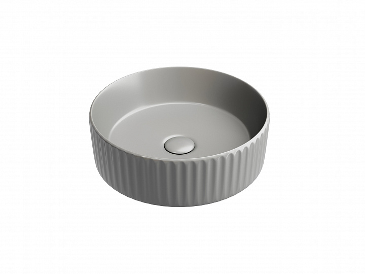 Умывальник CERAMICANOVA Element чаша накладная круглая (цвет Антрацит Матовый) CN6057MH
