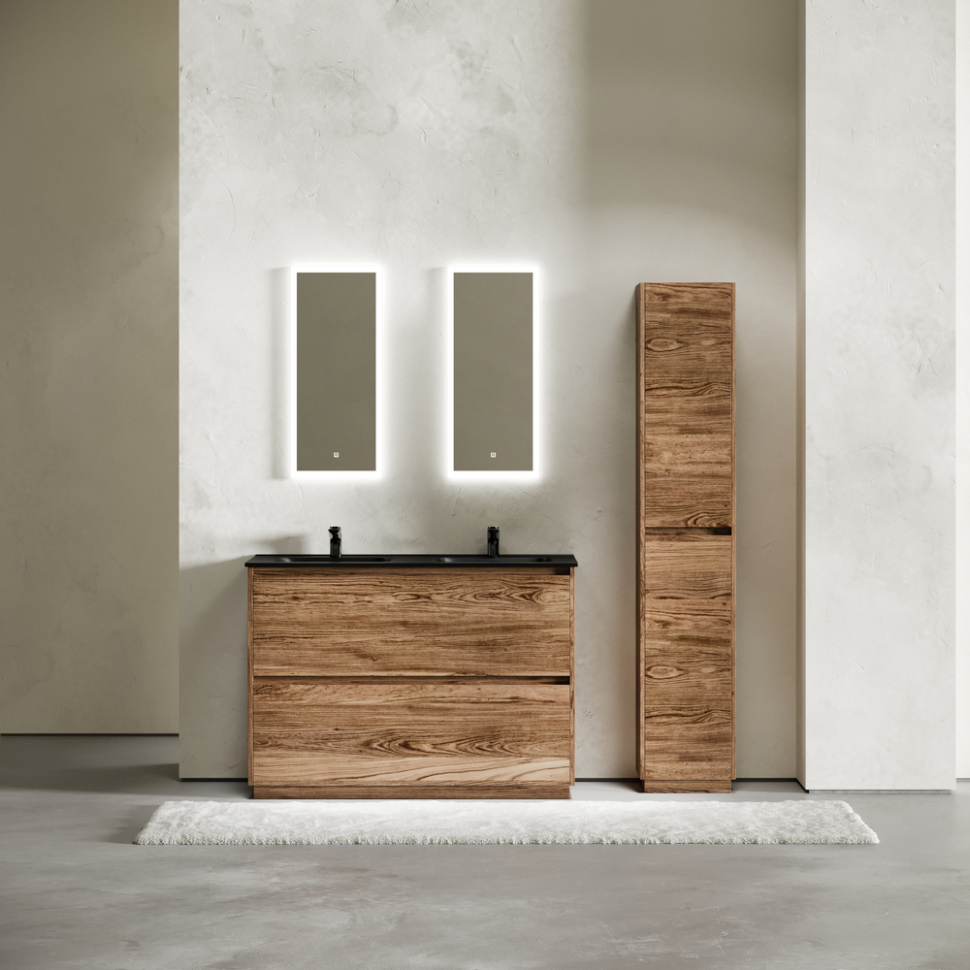 Тумба напольная под раковину SANCOS Libra Floor, дуб чарльстон 1190х450х840 мм, LB120F-2ECH