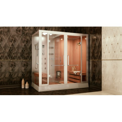 Кабина с финской сауной FRANK F914R 150x120x220 см правосторонняя, 2000020