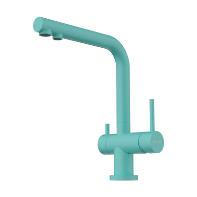 Смеситель для кухни Omoikiri Nagano-AZ латунь/azur blue, 4994431