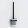 Ершик для унитаза AM.PM Func A8F33322 со стеклянной настенной подставкой, черный