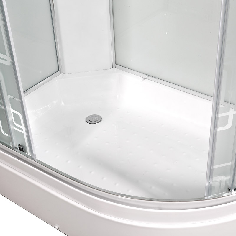 Душевая кабина DTO EM 2712 L LED с гидромассажем (120x80)