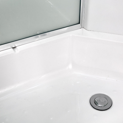 Душевая кабина DTO EM 2712 L LED с гидромассажем (120x80)