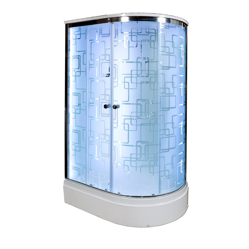 Душевая кабина DTO EM 2712 L LED с гидромассажем (120x80)