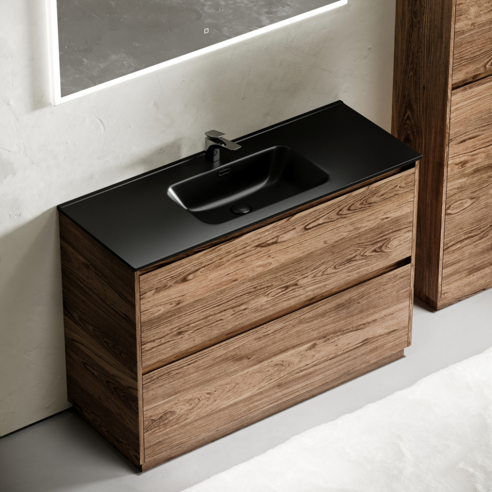 Тумба напольная под раковину SANCOS Libra Floor, дуб чарльстон 1190х450х840 мм, LB120F-1ECH