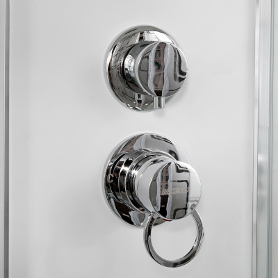 Душевая кабина DTO EM 2712R LED с гидромассажем (120x80)