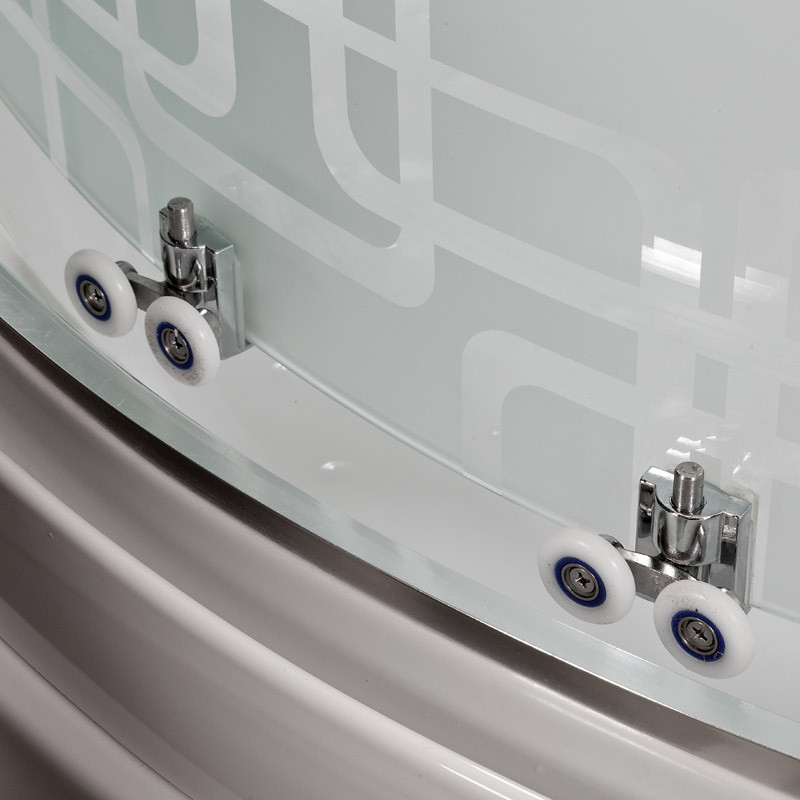 Душевая кабина DTO EM 2712R LED с гидромассажем (120x80)