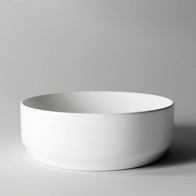 Умывальник CERAMICANOVA Element чаша накладная круглая (цвет Белый Матовый) CN6006
