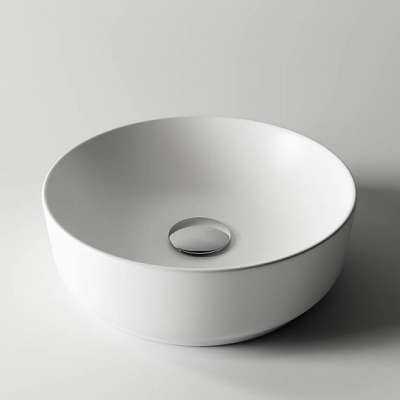 Умывальник CERAMICANOVA Element чаша накладная круглая (цвет Белый Матовый) CN6006