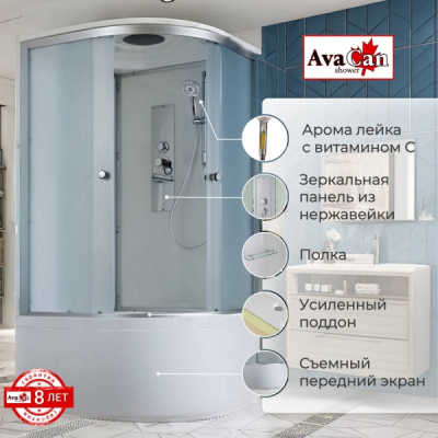 Душевая кабина AvaCan D5080 80x80 см стандартная