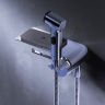 Гигиенический душ со смесителем AM.PM Func F0H8F900 хром встраиваемый, полка, шланг 1200, держатель туалетной бумаги