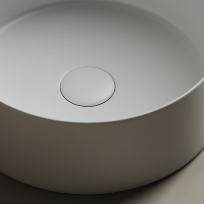 Умывальник CERAMICANOVA Element чаша накладная круглая (цвет Белый Матовый) CN6032MW