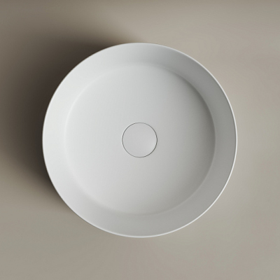 Умывальник CERAMICANOVA Element чаша накладная круглая (цвет Белый Матовый) CN6032MW