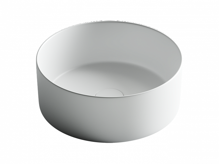 Умывальник CERAMICANOVA Element чаша накладная круглая (цвет Белый Матовый) CN6032MW