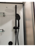 Душевая кабина Frank F408 Black без крыши 80x80 см, 800004