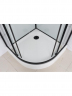 Душевая кабина Frank F408 Black без крыши 80x80 см, 800004