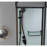 Душевая кабина Frank F412/2L  М Black 120x80 без крыши матовое стекло, 20075