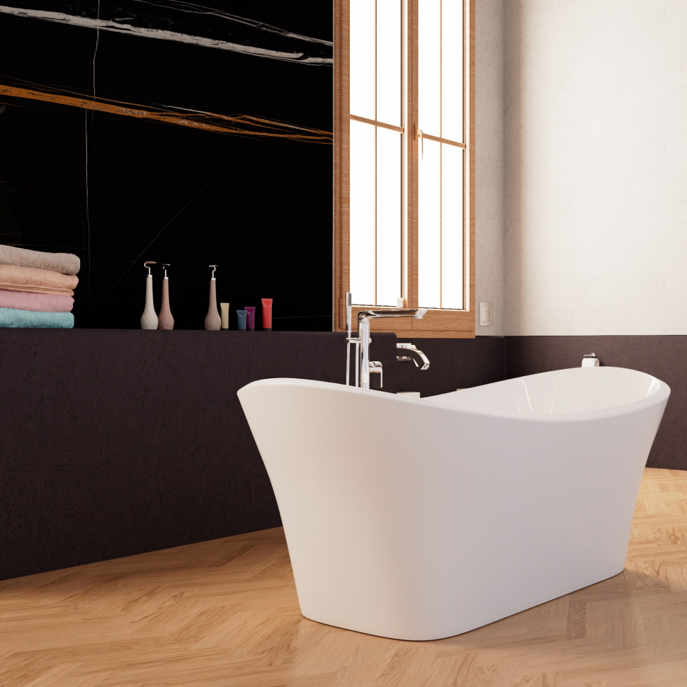 Ванна Frank F6104 White 170x75 отдельностоящая, 12515