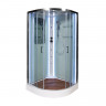 Душевая кабина DTO A 01 LED с кнопкой и гидромассажем (100x100)