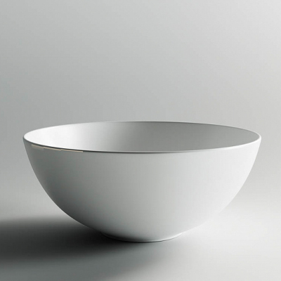 Умывальник CERAMICANOVA Element чаша накладная круглая (цвет Белый Матовый) CN6003