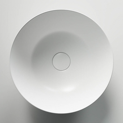 Умывальник CERAMICANOVA Element чаша накладная круглая (цвет Белый Матовый) CN6003