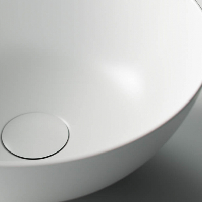 Умывальник CERAMICANOVA Element чаша накладная круглая (цвет Белый Матовый) CN6003