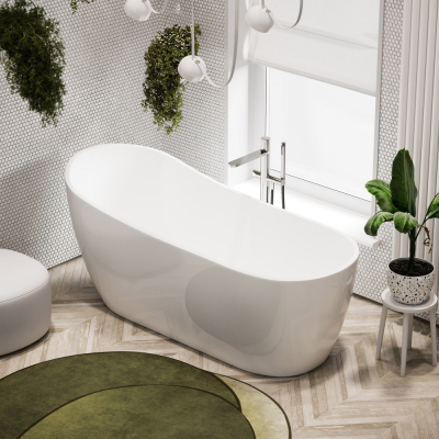 Ванна SANCOS Perla акриловая отдельностоящая, белый 1700x720x720мм, FB06