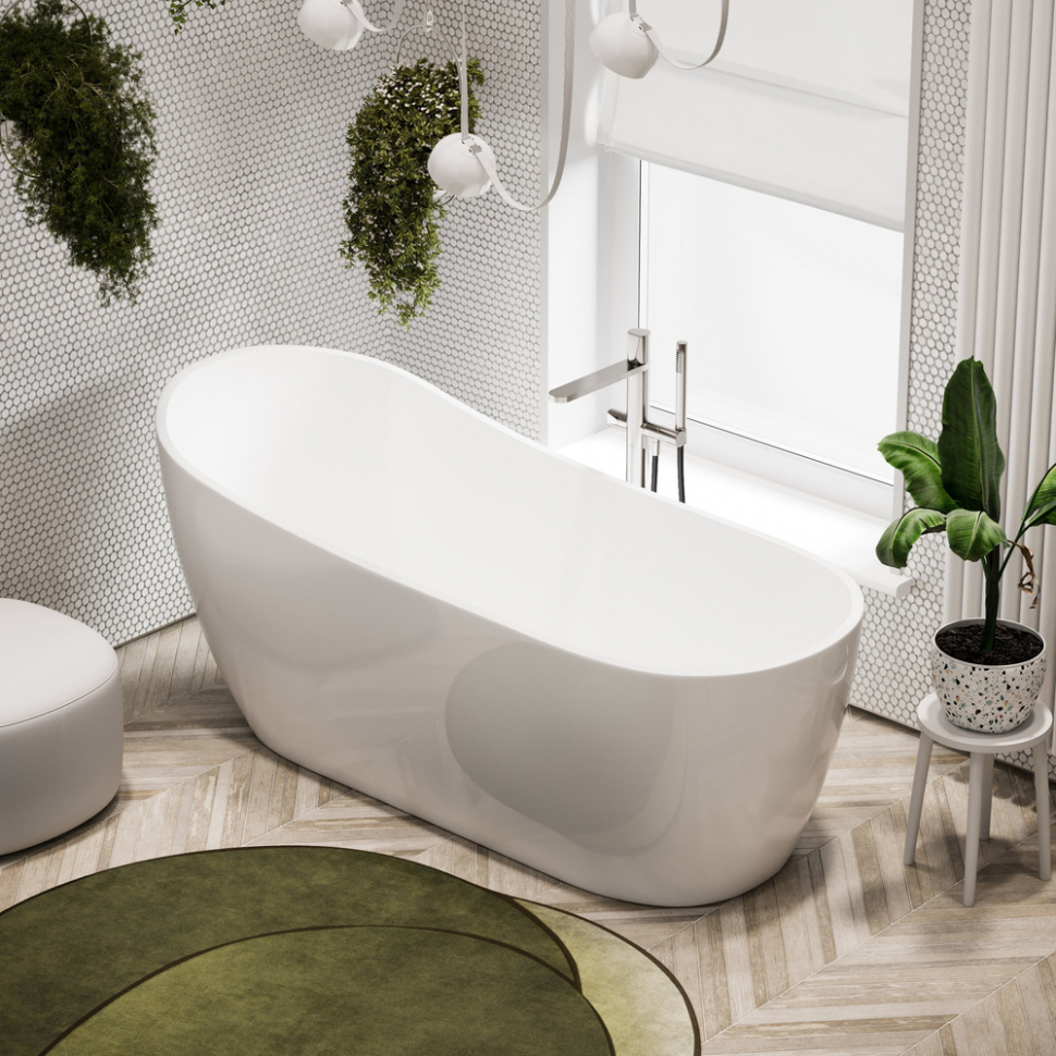 Ванна SANCOS Perla акриловая отдельностоящая, белый 1700x720x720мм, FB06