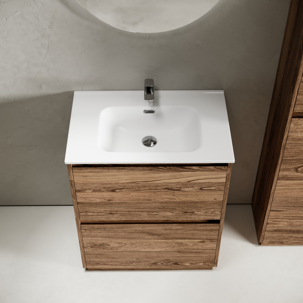 Тумба напольная под раковину SANCOS Libra Floor, дуб чарльстон 690х450х840 мм, LB70FECH