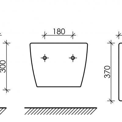 Подвесное биде CERAMICANOVA Play CN3002