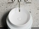Умывальник CERAMICANOVA Element чаша накладная круглая (цвет Белый Матовый) CN6057MW