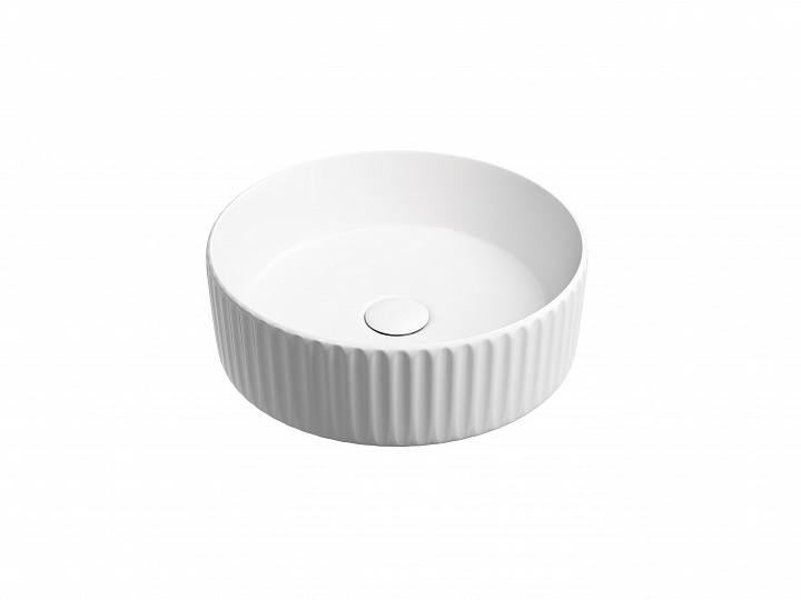 Умывальник CERAMICANOVA Element чаша накладная круглая (цвет Белый Матовый) CN6057MW