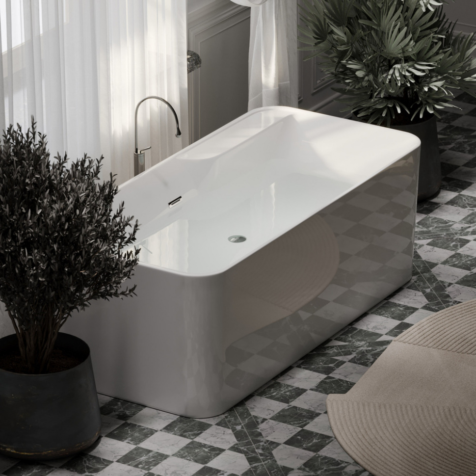 Ванна SANCOS Sigma акриловая отдельностоящая, белый 1700x800x580мм, FB15