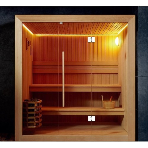 Кабина с финской сауной FRANK F918R 180x130x220 см правосторонняя, 2015122