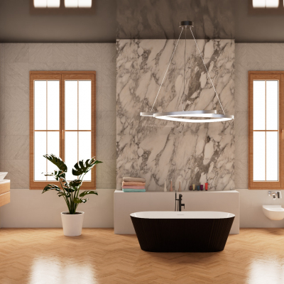 Ванна Frank F6103 Black/White 170x75 отдельностоящая, 12514