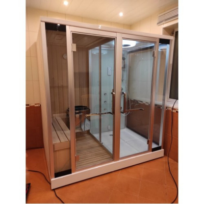 Кабина с финской сауной FRANK F920L 200x130x220 см левосторонняя, 2015123