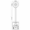 Щетка для унитаза Wasserkraft Ammer K-6427