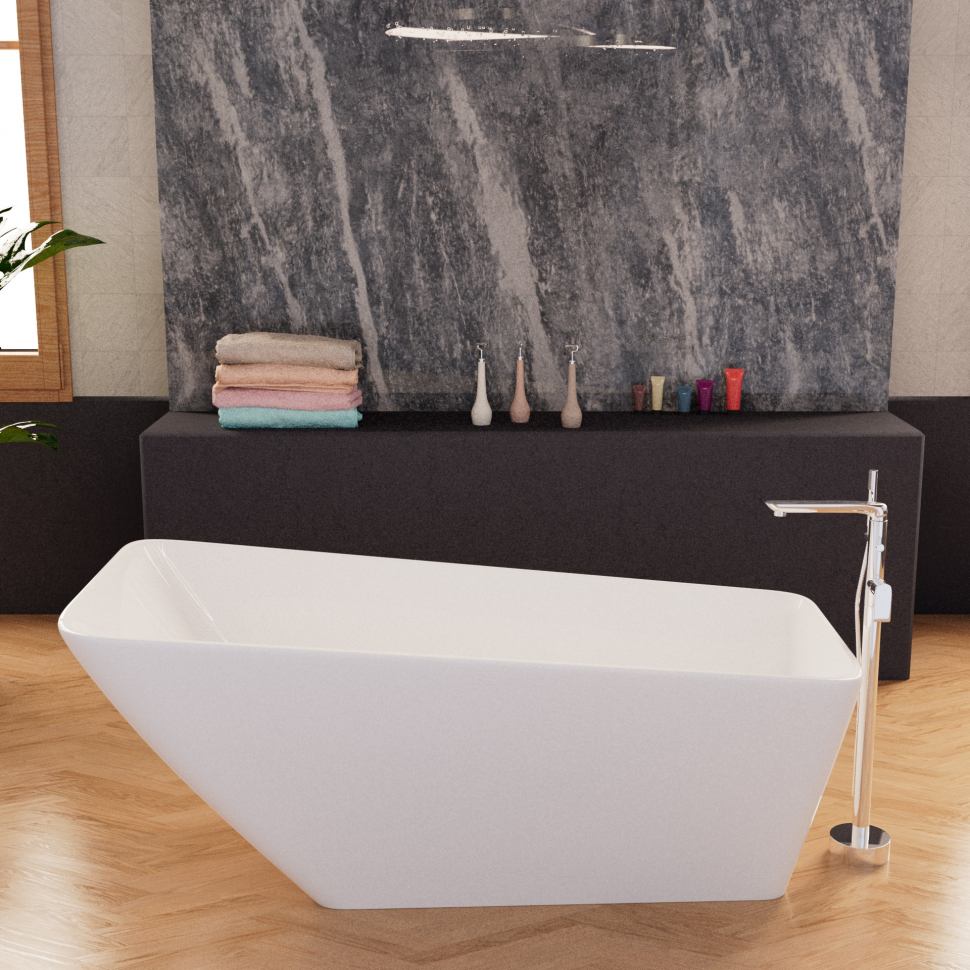 Ванна Frank F6106 White 170x80 отдельностоящая, 12517