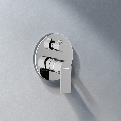 Встраиваемая душевая система Damixa Apollo 947510000 хром: тропический верхний душ, ручной душ, излив