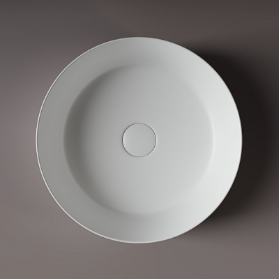 Умывальник CERAMICANOVA Element чаша накладная круглая (цвет Белый Матовый) CN6022MW