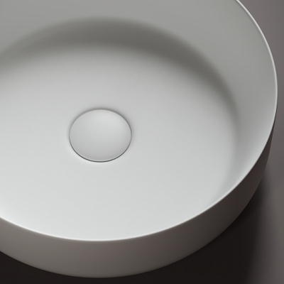 Умывальник CERAMICANOVA Element чаша накладная круглая (цвет Белый Матовый) CN6022MW