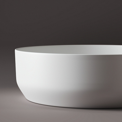 Умывальник CERAMICANOVA Element чаша накладная круглая (цвет Белый Матовый) CN6022MW