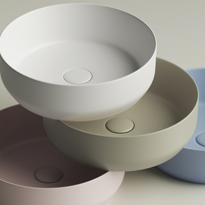 Умывальник CERAMICANOVA Element чаша накладная круглая (цвет Белый Матовый) CN6022MW