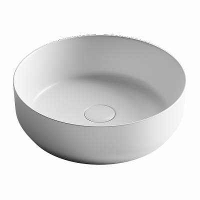 Умывальник CERAMICANOVA Element чаша накладная круглая (цвет Белый Матовый) CN6022MW