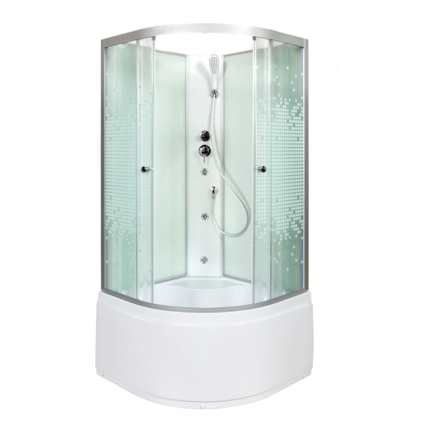 Душевая кабина AvaCan L910 N с гидромассажем 100x100 см, L910NGM